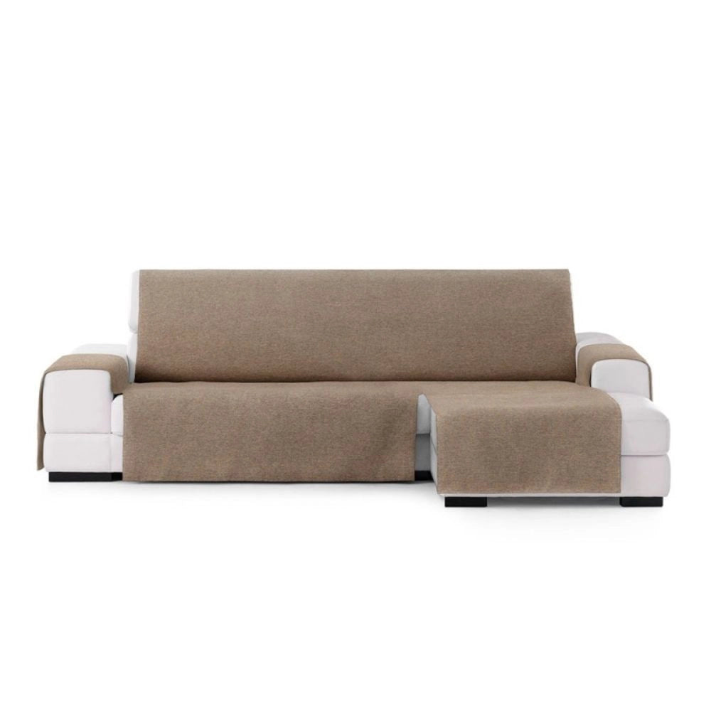 Copridivano penisola destra beige tessuto jacquard Valeria 240