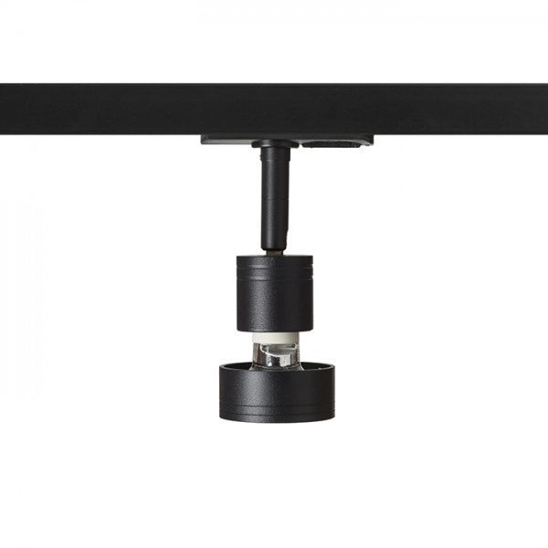 Riflettore Proiettore PURINA per binario monofase Nero 230V GU10 50W