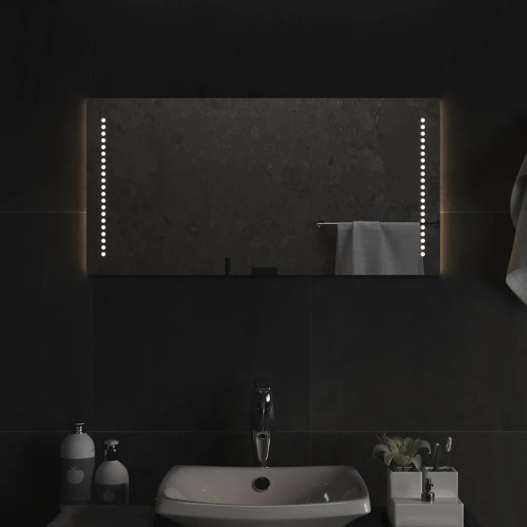 Specchio da Bagno con Luci LED 80x40 cm cod mxl 67491