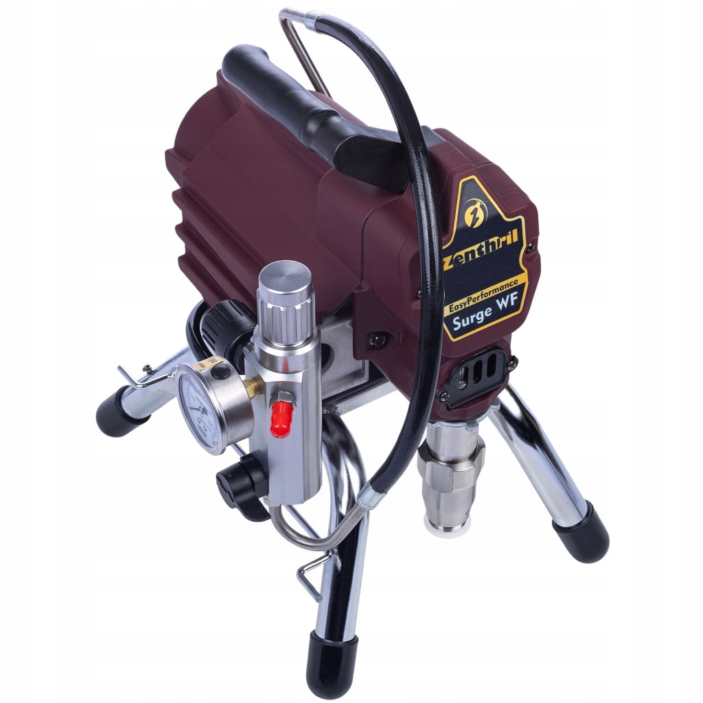 Agitatore di Verniciatura Zenthril Surge WF 1800W 20MPa 0,019" 2L/min – Set Completo con Lancia 50cm e Filtri 30,60