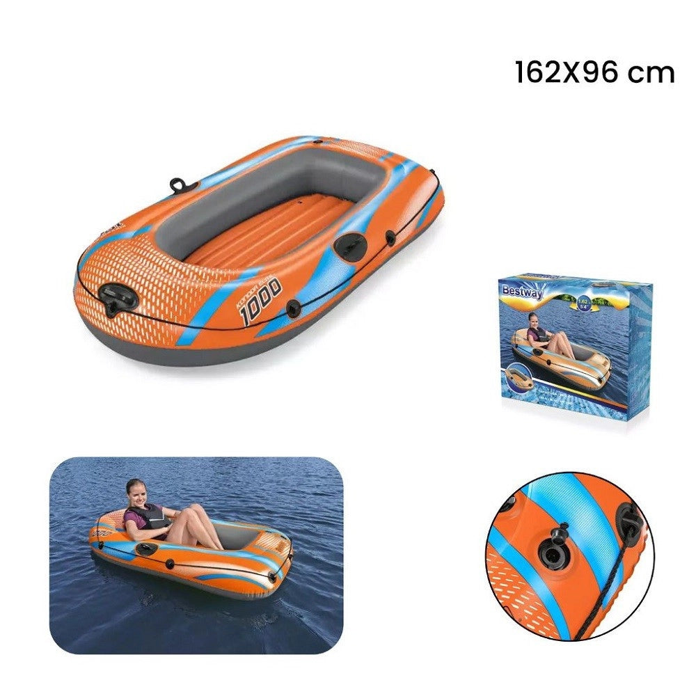 Trade Shop - Canotto Kondor Elite 1000 Gonfiabile Per Bambini 162x96cm 1 Persona 80 Kg 61135 -