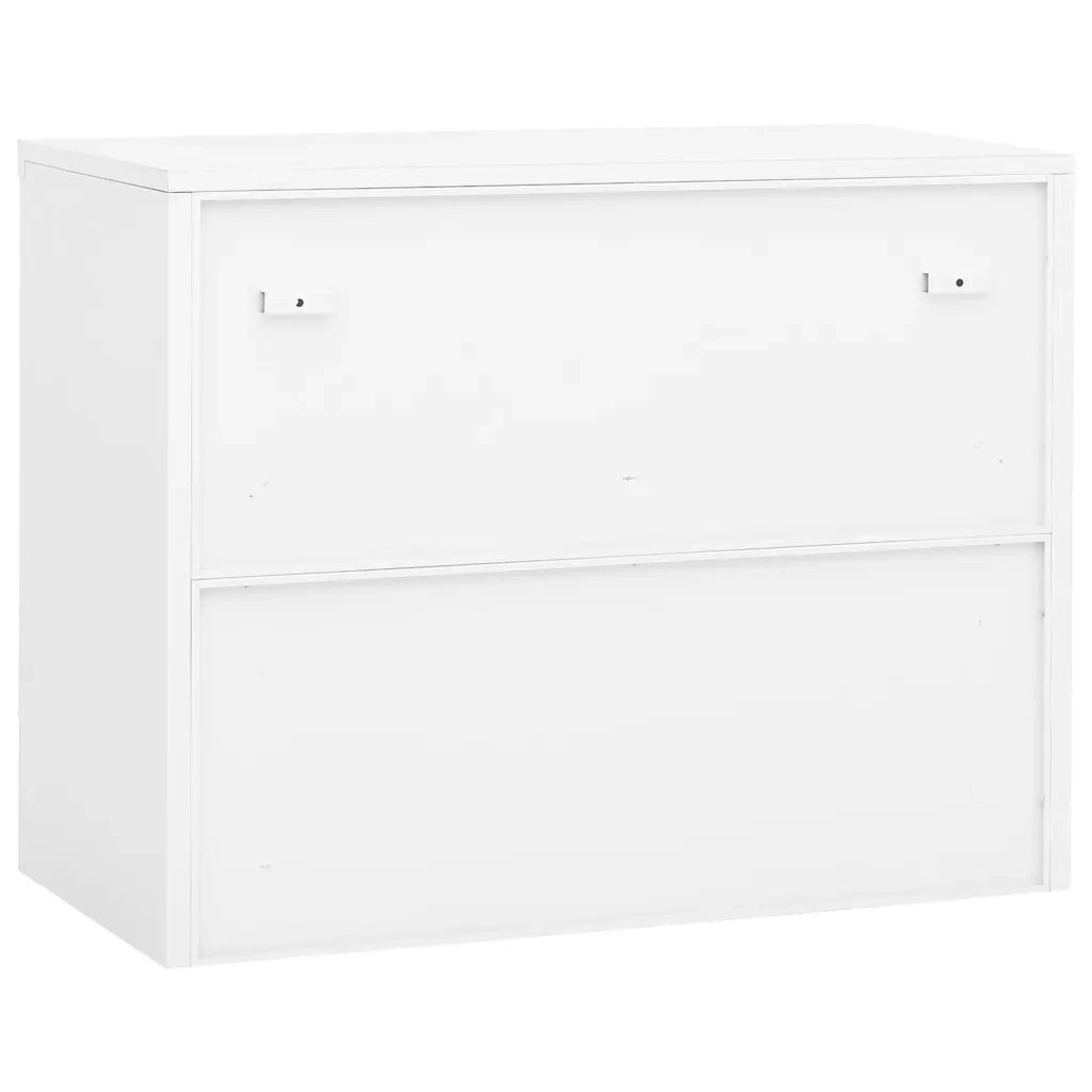 Armadio per Ufficio Bianco 90x40x70 cm in Acciaio 335926