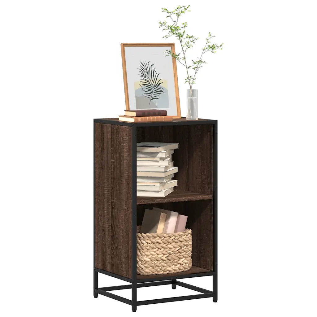 Libreria Rovere Marrone 40x35x76 cm in Legno Multistrato 849098