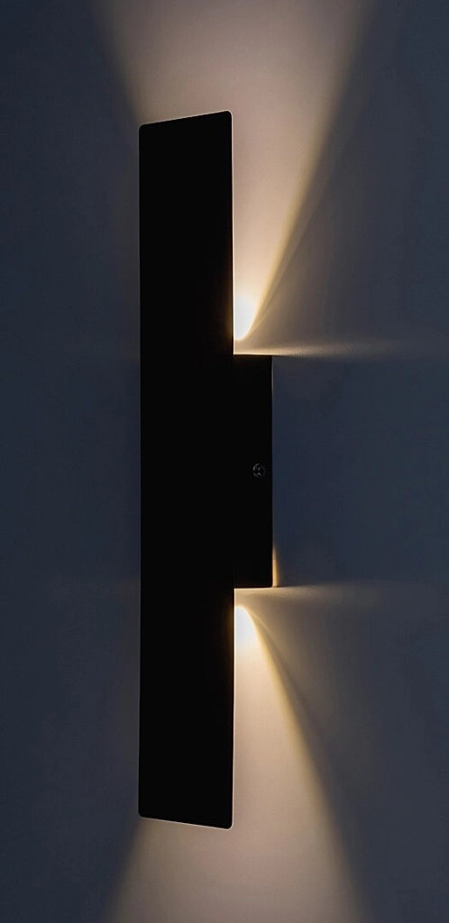 Applique nera rettangolare su/giù LED 6W 3000K Rabalux