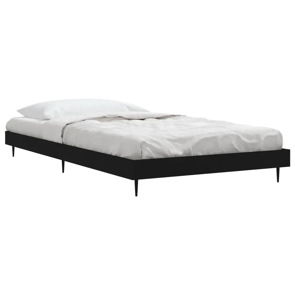 Giroletto Nero 90x200 cm in Legno Multistrato 832270