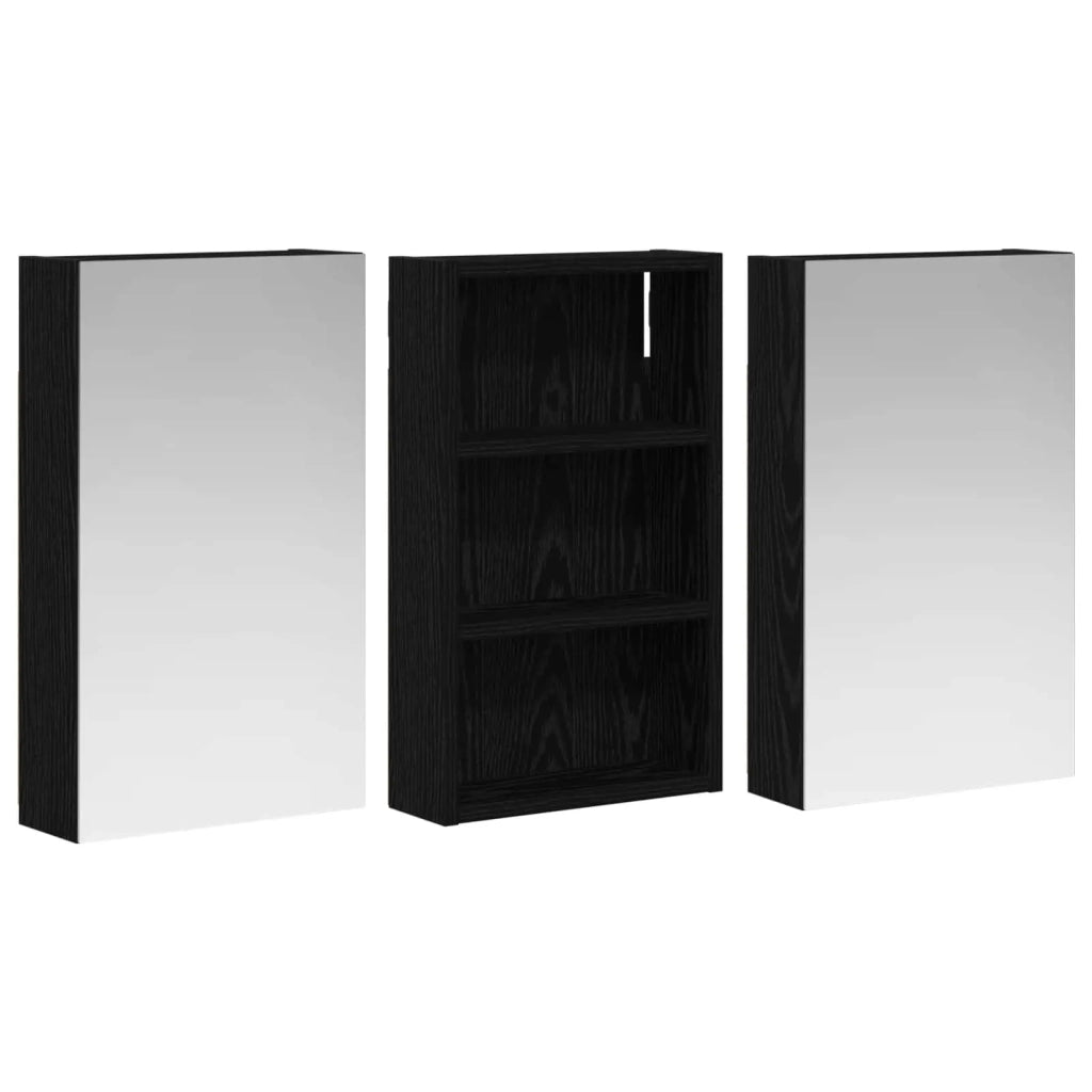 Set di Armadi da Bagno con lo scaffale 3 pcs 90 x 10,5 x 50 cm 3403665