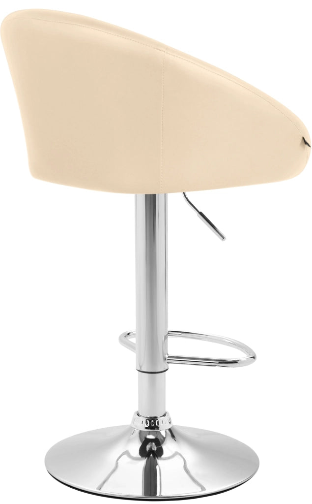 Set 2x Sgabelli Lounge Miami V2 in similpelle crema