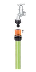 PRESA PER RUBINETTO DA GIARDINO 3/4 POLLICE CON QUICK-CLICK CLABER