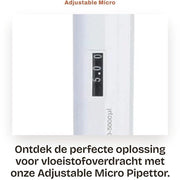 Pipettatore Adattabile 1000-5000ul - Manico Ergonomico - Valori di Misura Intuitivi - Strumento di Calibrazione - Prelevamento di Fluidi - Idoneo per Ricerca - Micropipetta