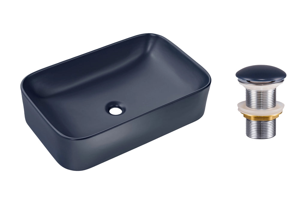 Set lavabo con tappo click-clack Lavabi da appoggio 60 x 1401 x 38 cm