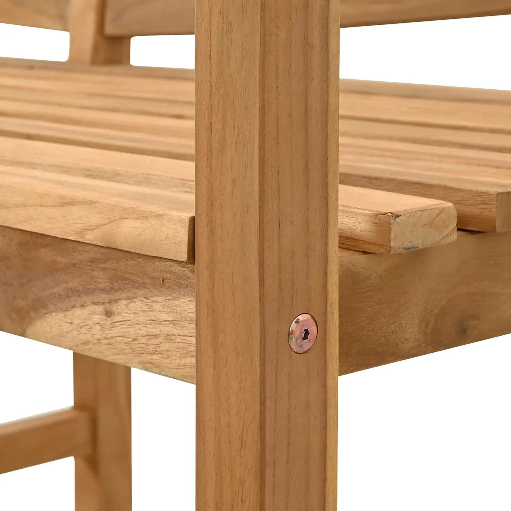 panchina Marrone 120 x 53,5 x 85 cm Legno massello di teak 42006346