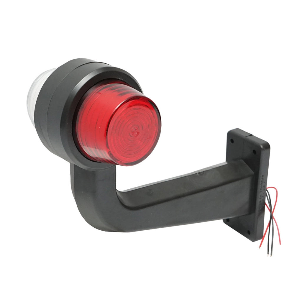 Set di luci di posizione laterali a LED con braccio 12-24V, bianco-rosso FR0158 Breckner Germany