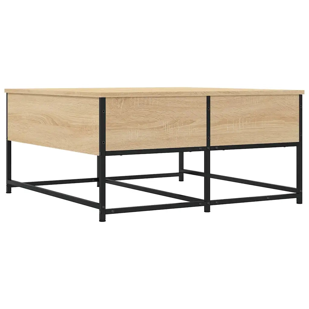 Tavolino da Salotto Rovere Sonoma 80x80x40 cm Legno Multistrato 835355
