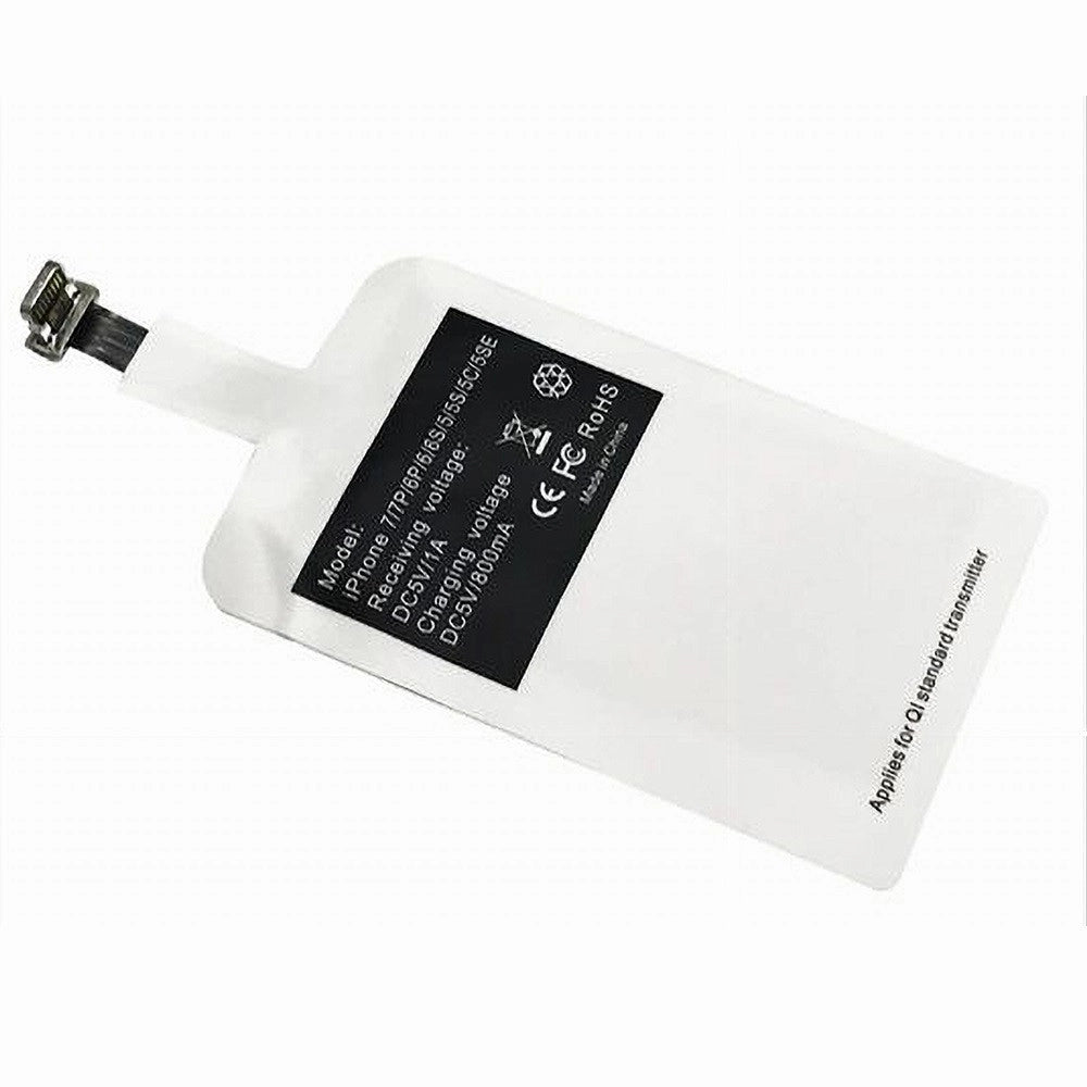 Trade Shop - Caricabatterie Wireless Chip Ricarica Per Iphone 7/7p/6p/6/6s/5/5s/5c/5se Maxtech -