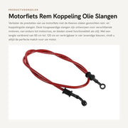Sostituzione Frenata - Kit di Sostituzione Chiave - Materiale in Acciaio Durissimo - Adatto per Motocicli - 4 Colori e Dimensioni - Migliorata Sensibilità di Frenata - Cavo di Frenata