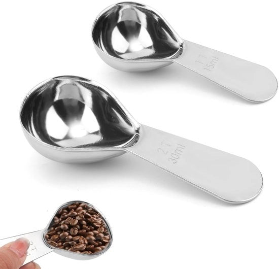 Set di cucchiai per caffè in acciaio inossidabile - Nero