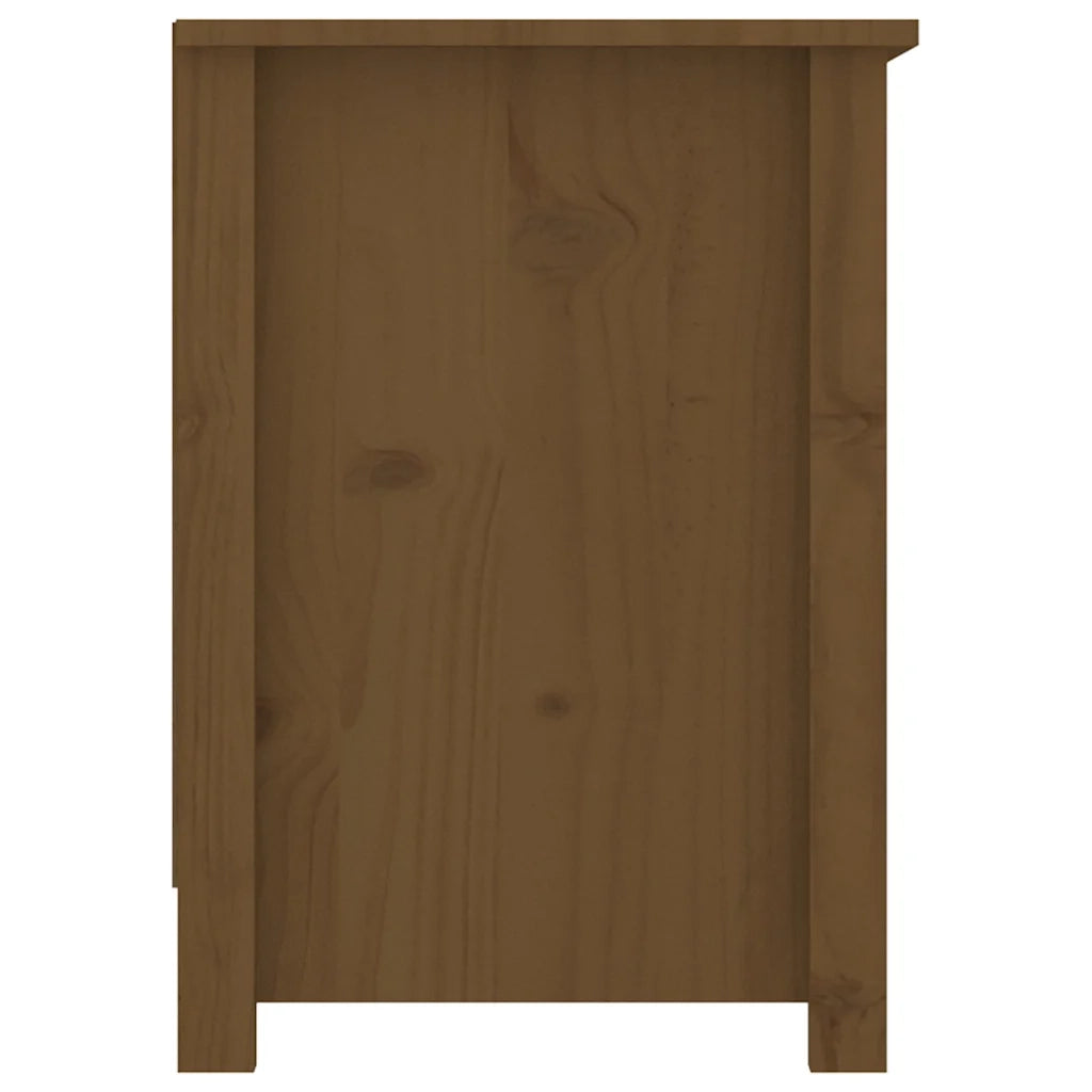 Mobile Porta TV Miele 103x36,5x52 cm in Legno Massello di Pino cod mxl 26228