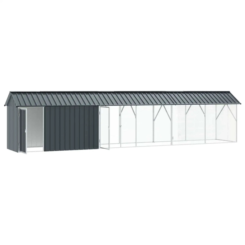 Gabbia per uccelli Antracite 630 x 103 x 142 cm Acciaio zincato 3325146
