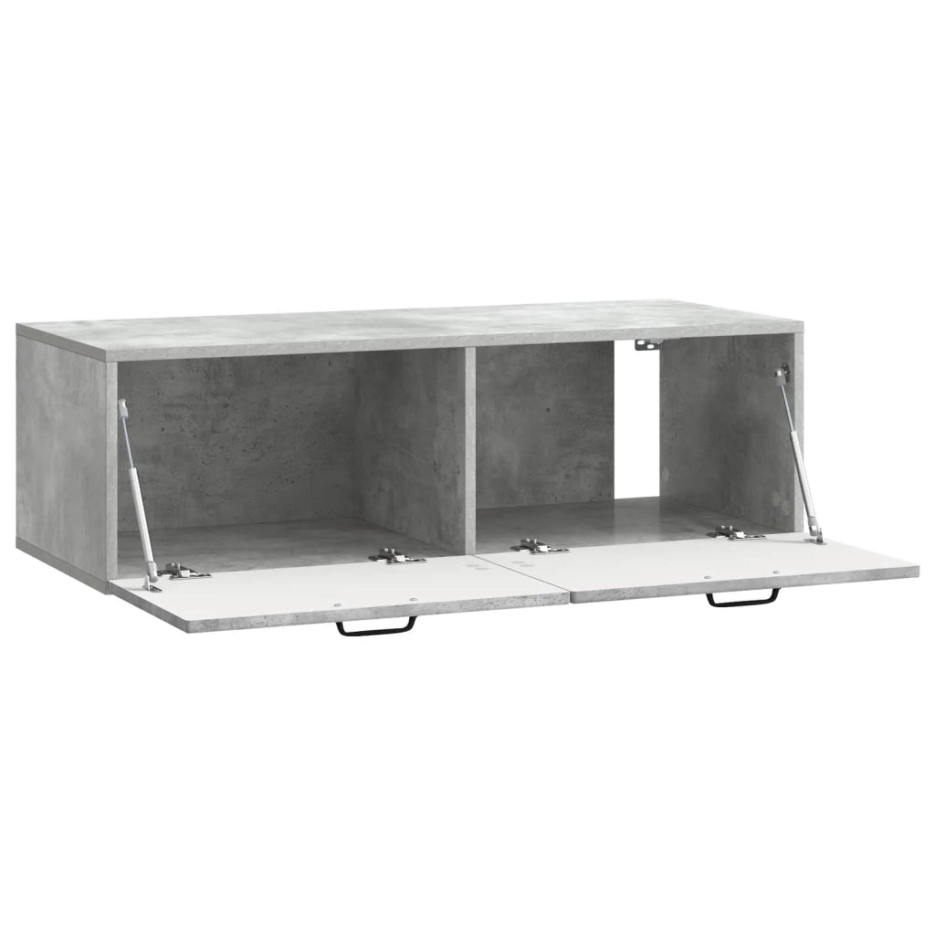 Mobile Porta TV da Muro Grigio Cemento 98 x 41 x 30 cm