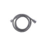 Tubo flessibile per doccia Brixo in PVC cromato – lunghezza 1,5 m, attacchi inox ½"