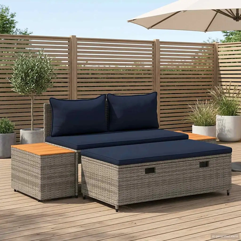 Set di divani da esterno 4 -Seater 4 pz 55 x 30 x 39 cm 42025893