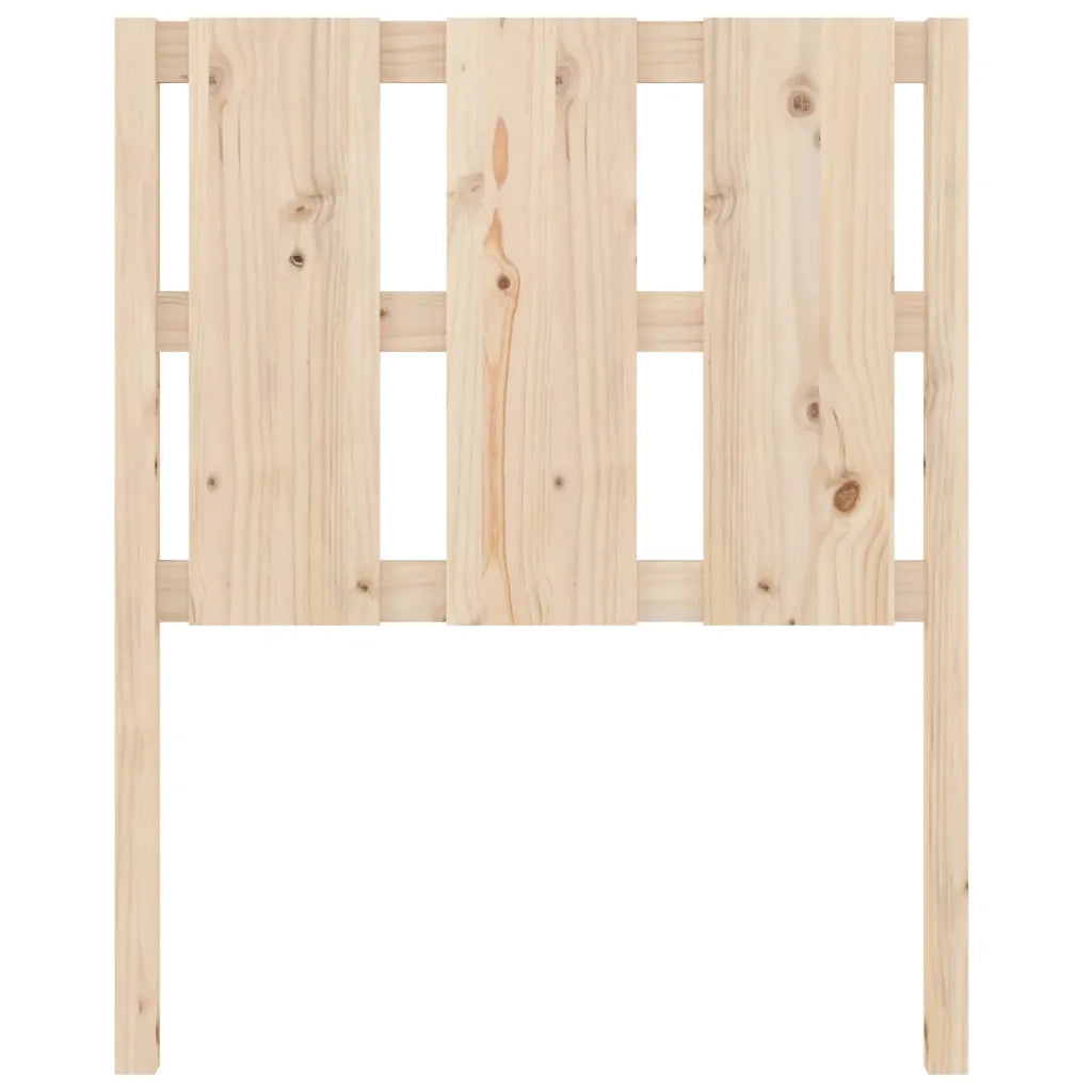 Testiera per Letto 80,5x4x100 cm in Legno Massello di Pino