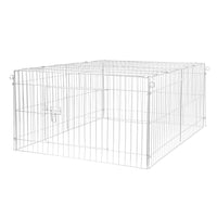 Recinto per piccoli animali 144 x 116 x 58 cm con telo parasole recinzione per conigli e lepri