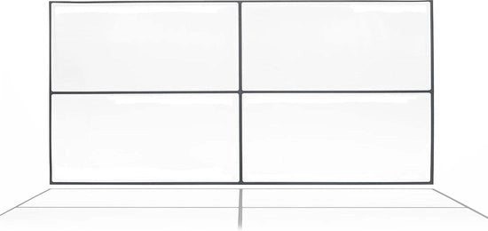 Tegole Quadrate Bianche Lucide 3D - 24 Fogli - 30x15 cm - Vinile - Decorazione Bagno Cucina - Vernice per Tegole - Decorazione Pasquale Primavera