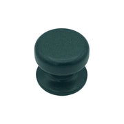 Pomolo fisso per porta SAGUATTI 875/70SAB in alluminio verde opaco