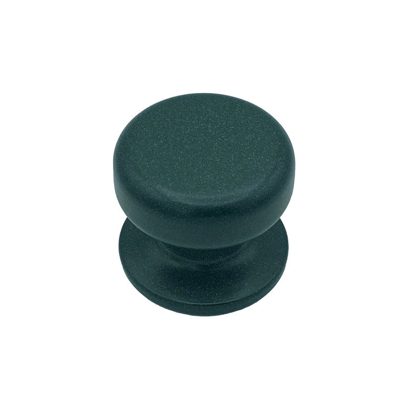 Pomolo fisso per porta SAGUATTI 875/70SAB in alluminio verde opaco