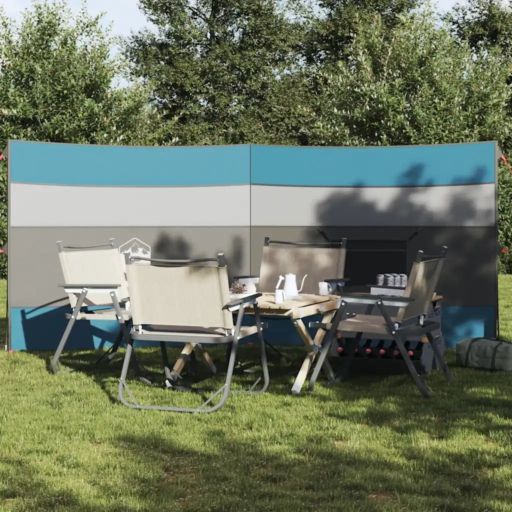Frangivento da Campeggio Blu 340x130 cm Impermeabile 4009658