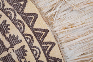 Dipinto su Tela Malindi 100x2,8x100 cm in Legno e Tessuto