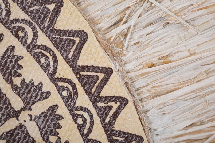 Dipinto su Tela Malindi 100x2,8x100 cm in Legno e Tessuto