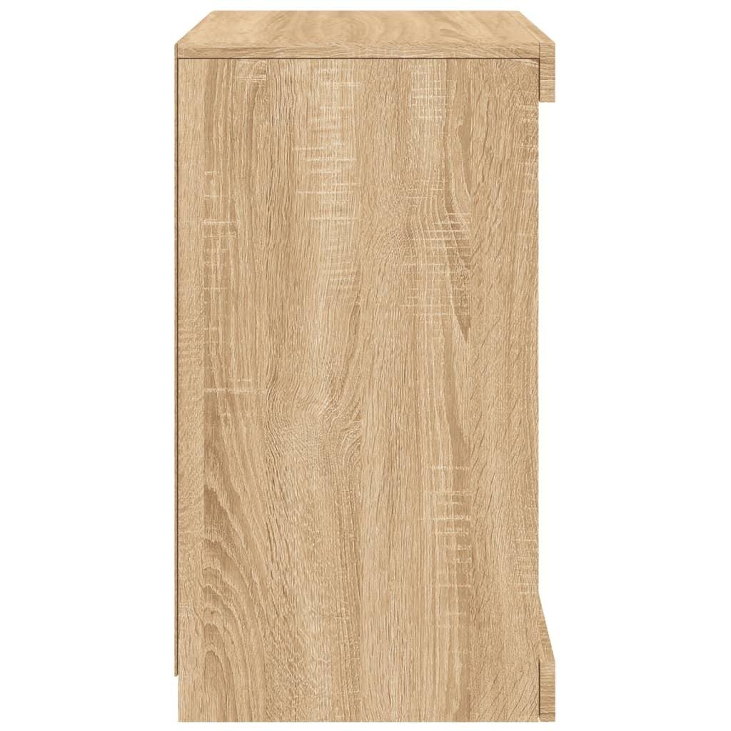 Buffet credenza cassettiera armadio mobile contenitore organizer per cucina soggiorno salotto con luci LED Sonoma 41 x 37 x 67 cm marrone 02_0029962
