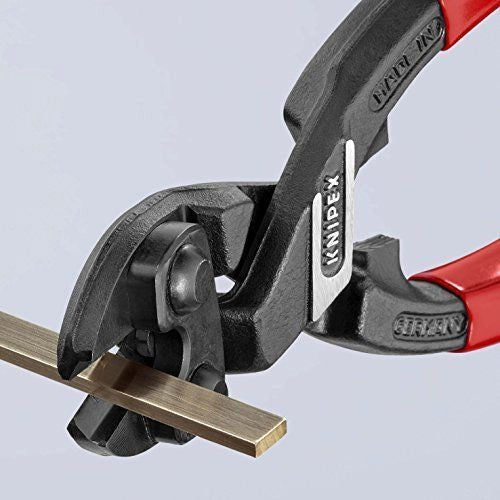 KNIPEX 71 21 200 CoBolt Tronciasquadre a Doppia Leva Testa Piegata 20° Impugnature Rivestite Colore Nero