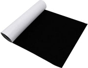 Vilt di protezione per box doccia, autoadesivo, 40 x 220 cm, panno autoadesivo, tessuto di velluto, rivestimento interno, copertura per box doccia, nero, 1 mm di spessore