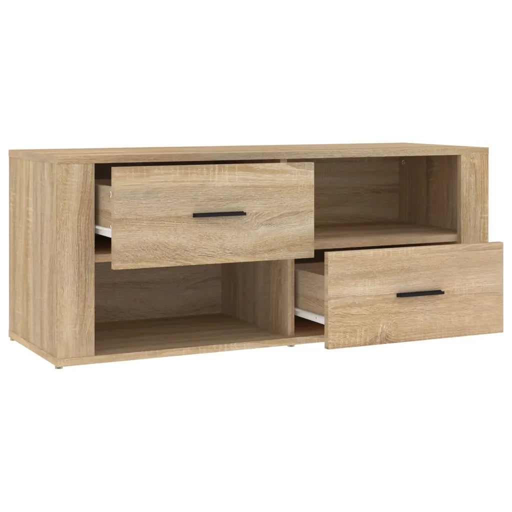 Mobile per TV Rovere Sonoma 100x35x40 cm Legno Multistrato 823102