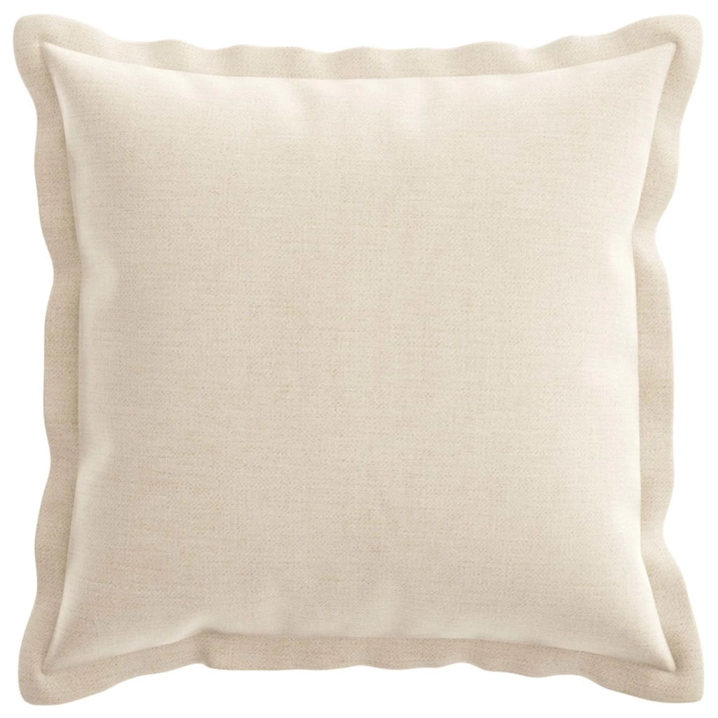Federa 12 pz HOUTEN Crema 40 x 40 cm Tessuto Chenille 916869
