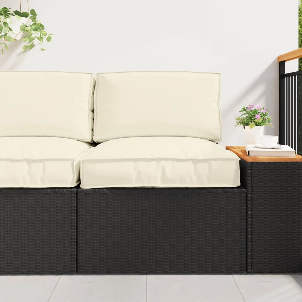 Set di Cuscini per Pallet 2 pcs Crema Tessuto Oxford 3329061