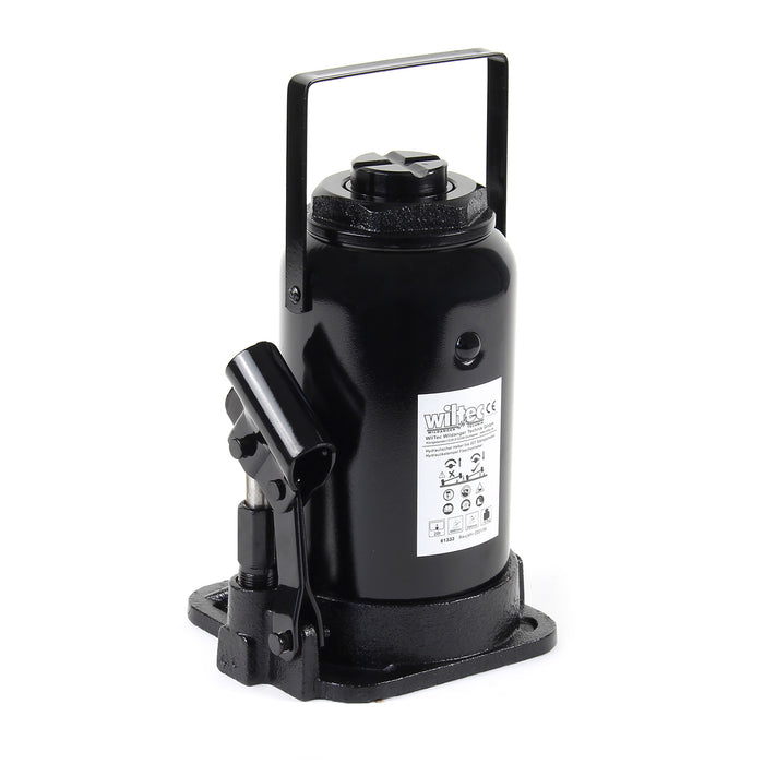 Cric a bottiglia da 20 t abbassamento lento 244-449 mm Martinetto idraulico