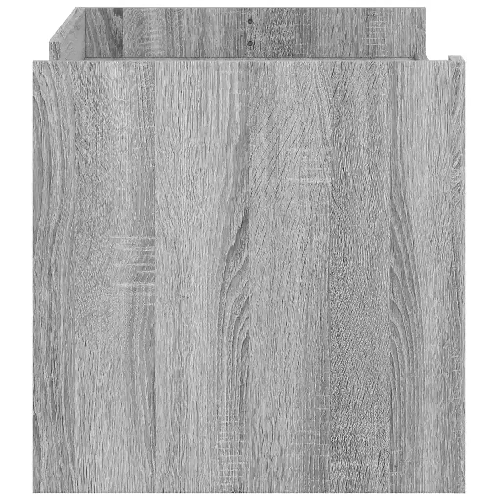 Tavolino Salotto Grigio Sonoma 100x50x50 cm Legno Multistrato 848365