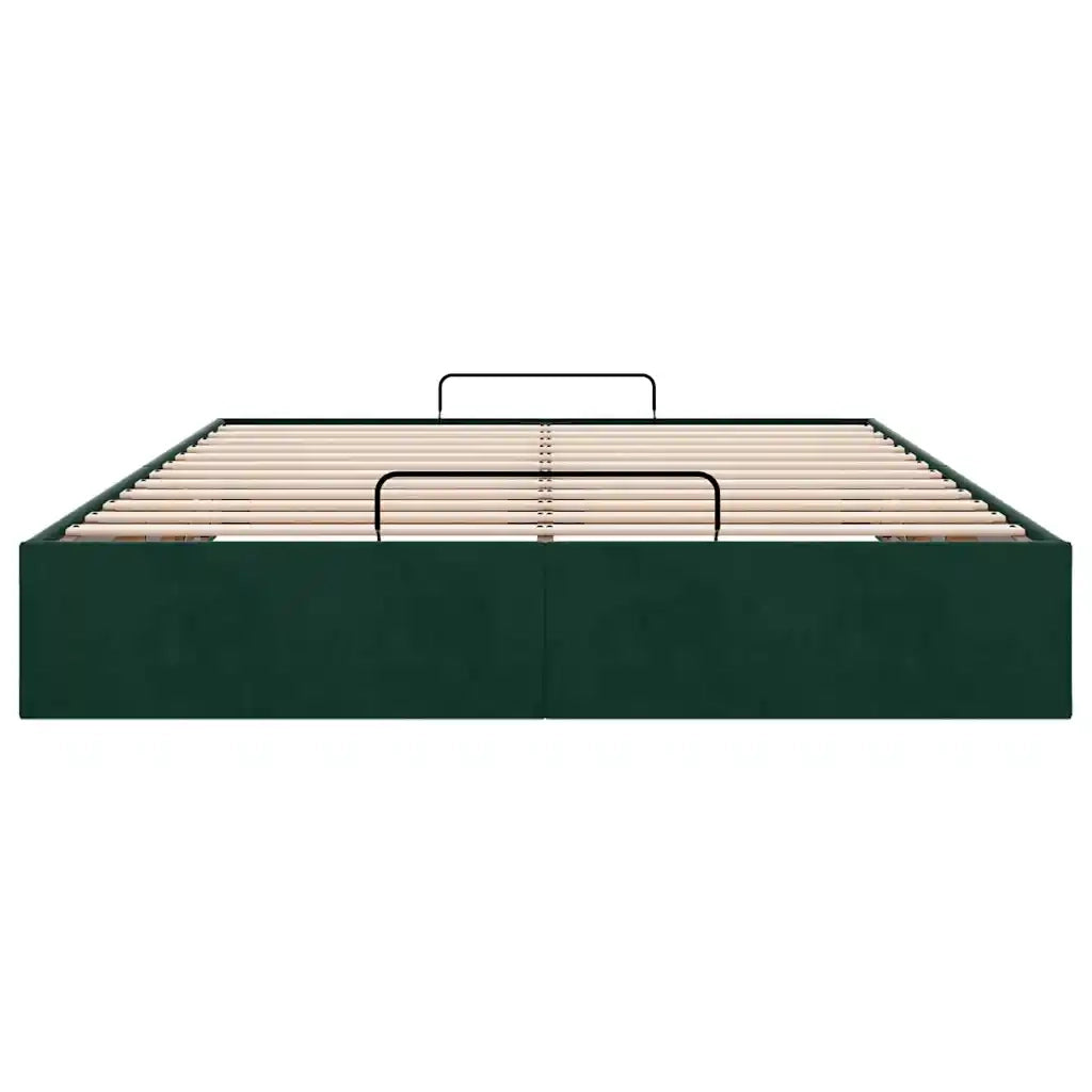 Struttura Letto Pouf senza Materasso 140x190 cm in Velluto 3310964