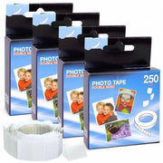 Fotokleefpads a doppia faccia 1000 pezzi - Non acido - Resistente all'umidità - Autoadesivi - Aftreklus con dispenser - Plakpads