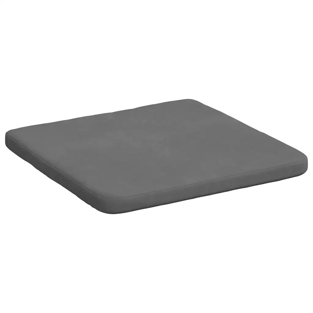 Cuscini per Seduta 4 pz | Cuscini per sedie Grigio scuro 40 x 40 x 3 cm