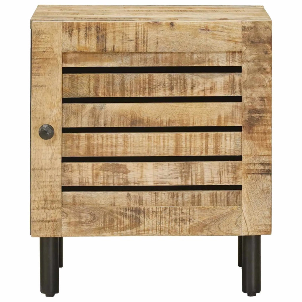 Comodino Naturale 40 x 33 x 46 cm Legno di mango massello 4018840