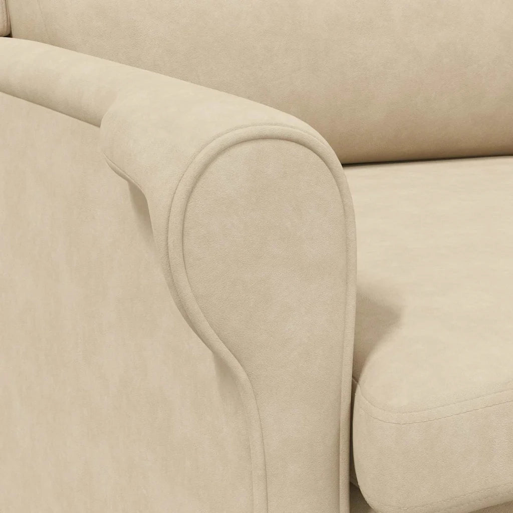 poltrona Crema 76 x 94 x 102 cm Microfibra 42009874