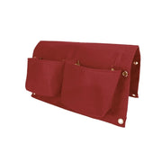 Vaso da Balcone in tessuto BloemBagz, con 4 tasche, 46 cm, colore Rosso