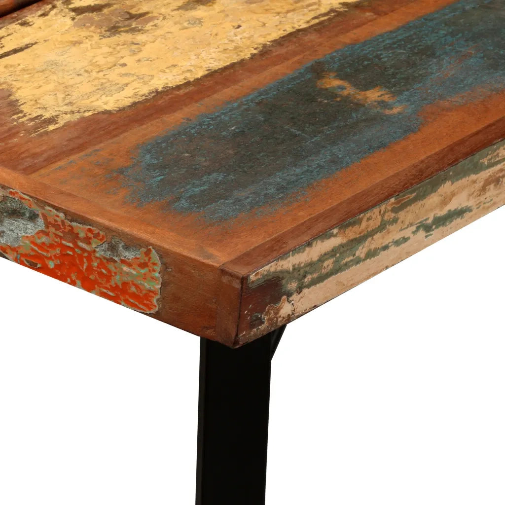 Tavolino da Bar in Legno Massello di Recupero 150x70x107 cm cod mxl 23673