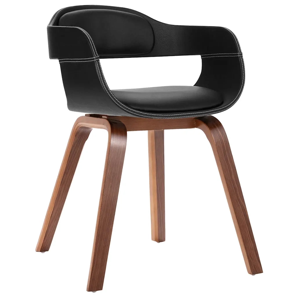 Sedia da Pranzo in Legno Piegato e Similpelle cod mxl 20302