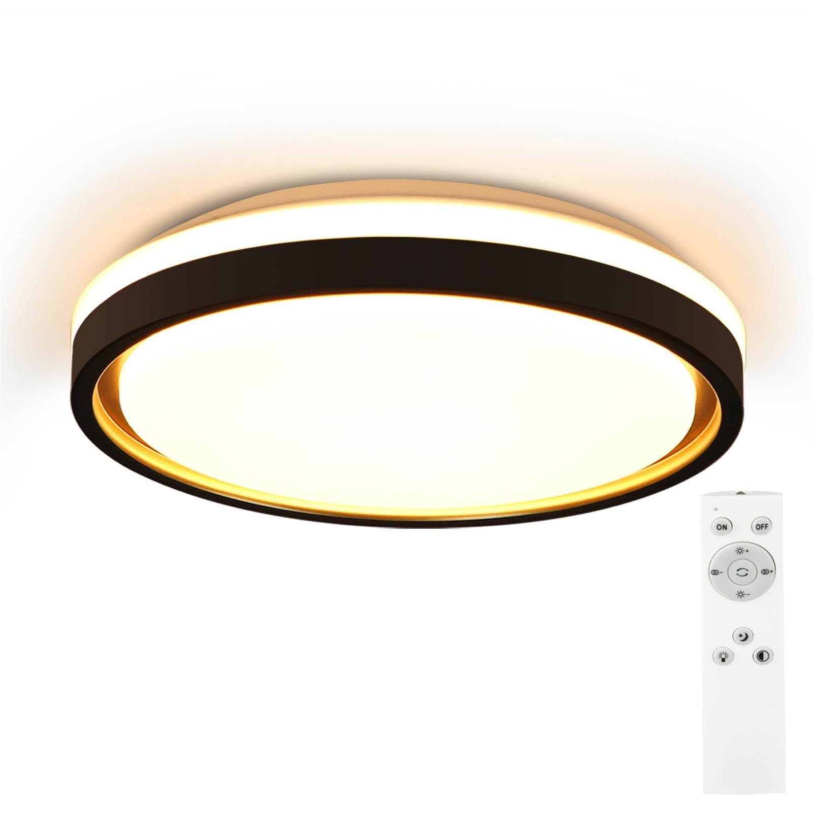 ZMH Lampada da soffitto plafoniera LED dimmerabile telecomando moderna 30 cm per soggiorno corridoio